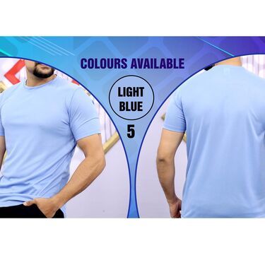 Pack of 10 Half Sleeves Round Neck T-shirts with Free Digital Watch