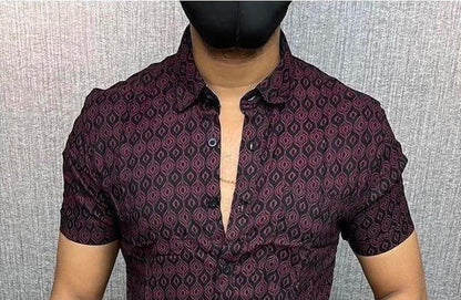 Latest Men's Cotton Printed Shirt