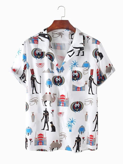 Lycra Printed Men's Shirt