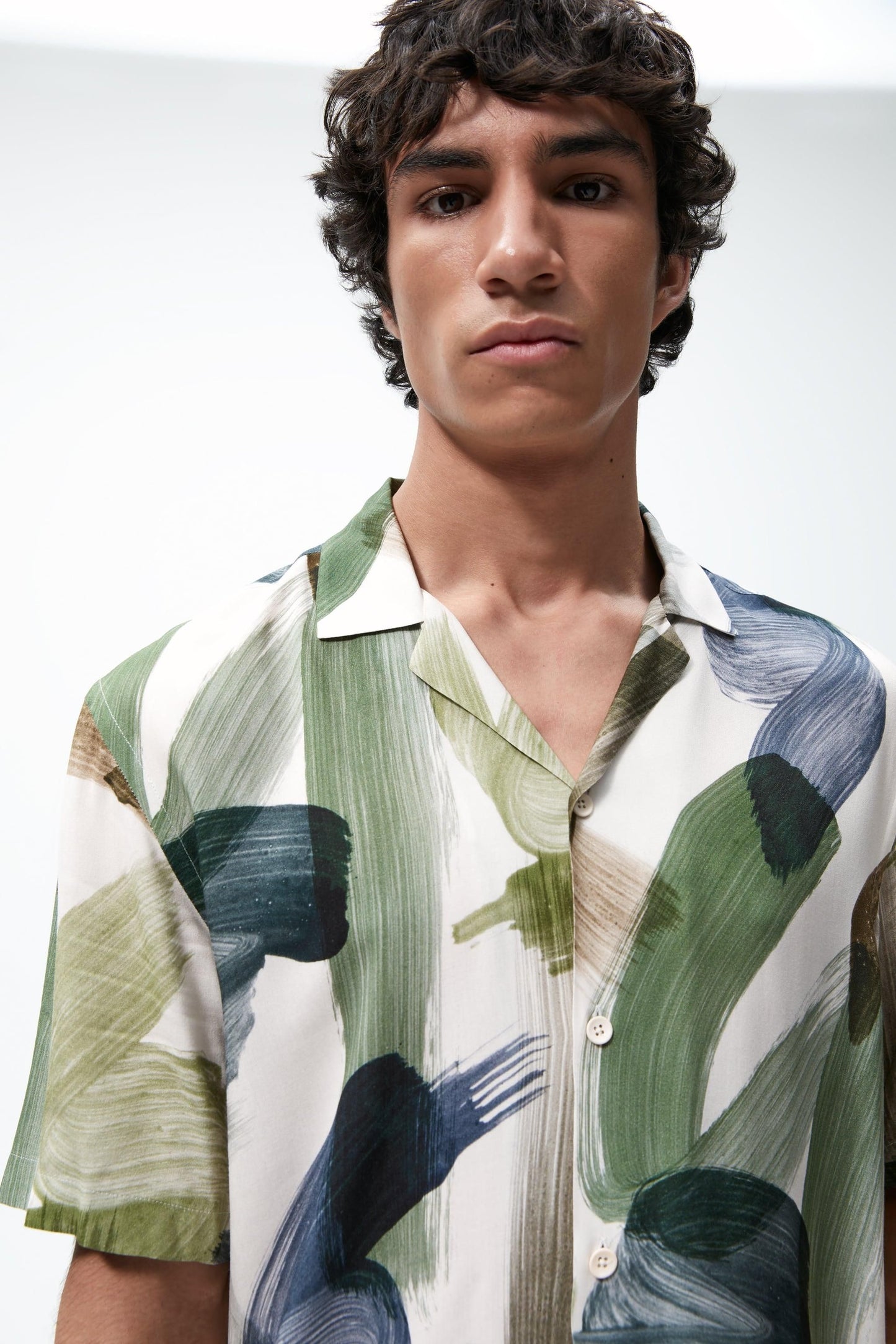 Men's Printed Cotton Half Shirts