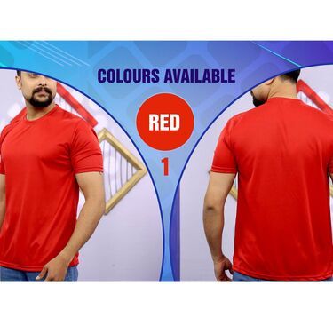 Pack of 10 Half Sleeves Round Neck T-shirts with Free Digital Watch