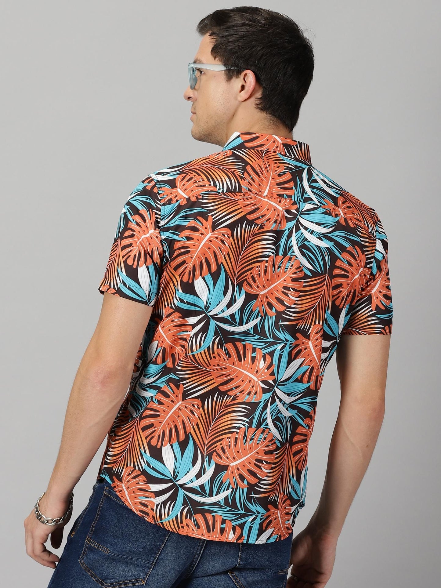 Be The Bold Rayon Printed Half Sleeves Regular Fit Mens Casual shirt