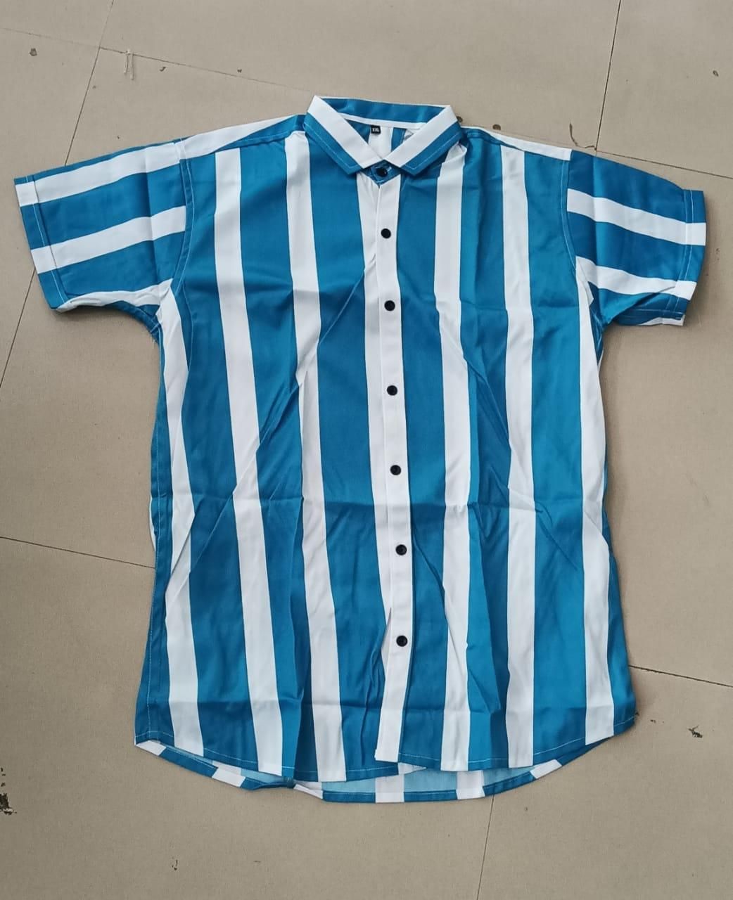 Lycra Printed Men's Shirt