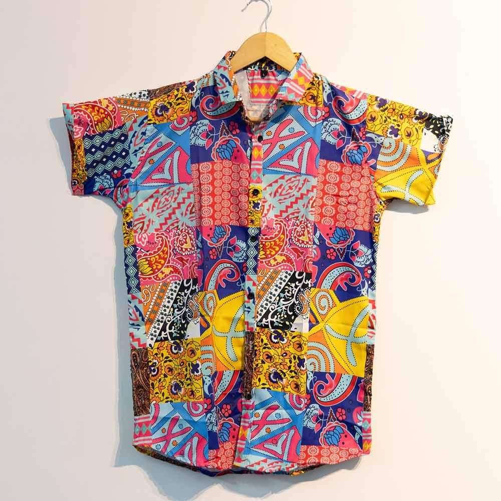 Trendy Men's Printed Shirt