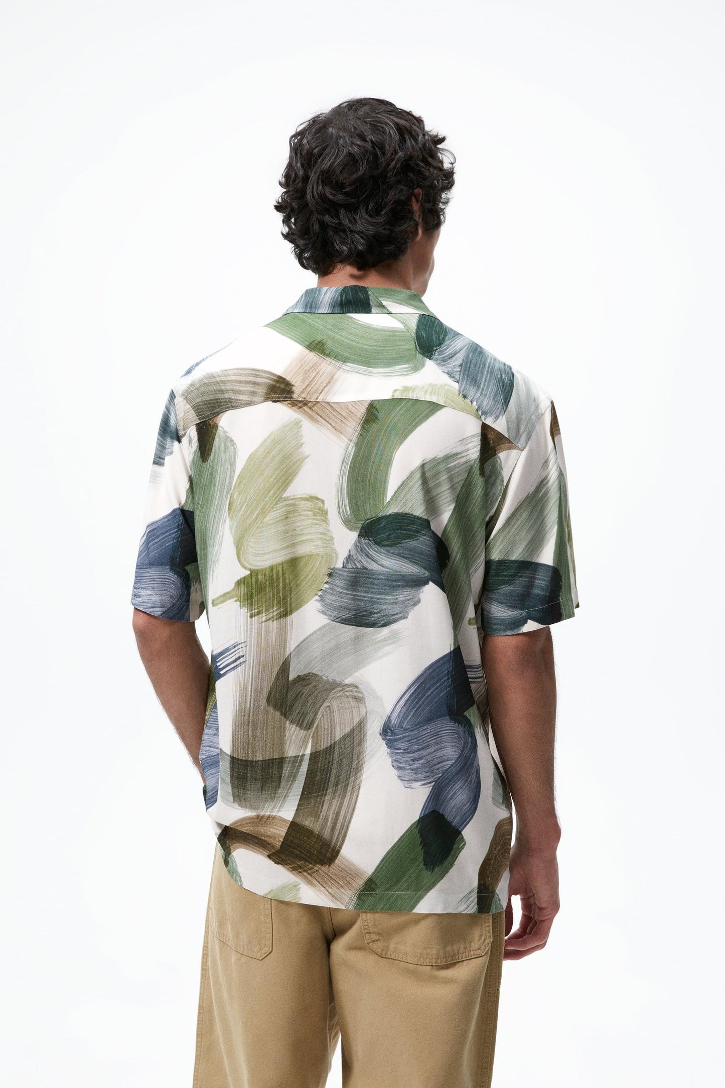 Men's Printed Cotton Half Shirts