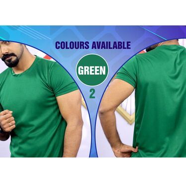 Pack of 10 Half Sleeves Round Neck T-shirts with Free Digital Watch