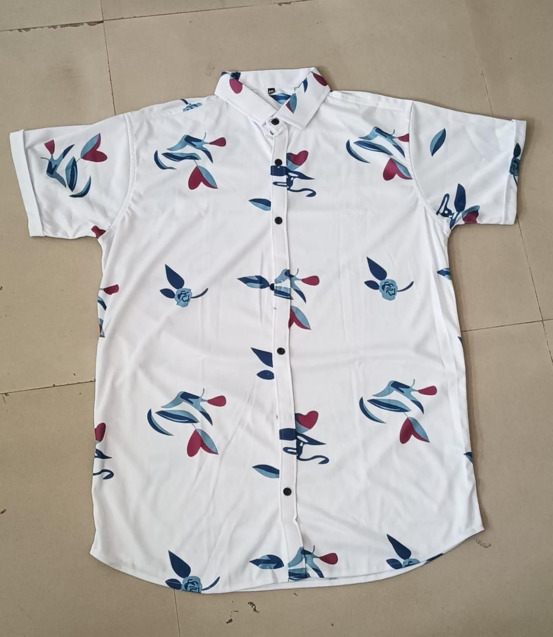 Lycra Printed Men's Shirt